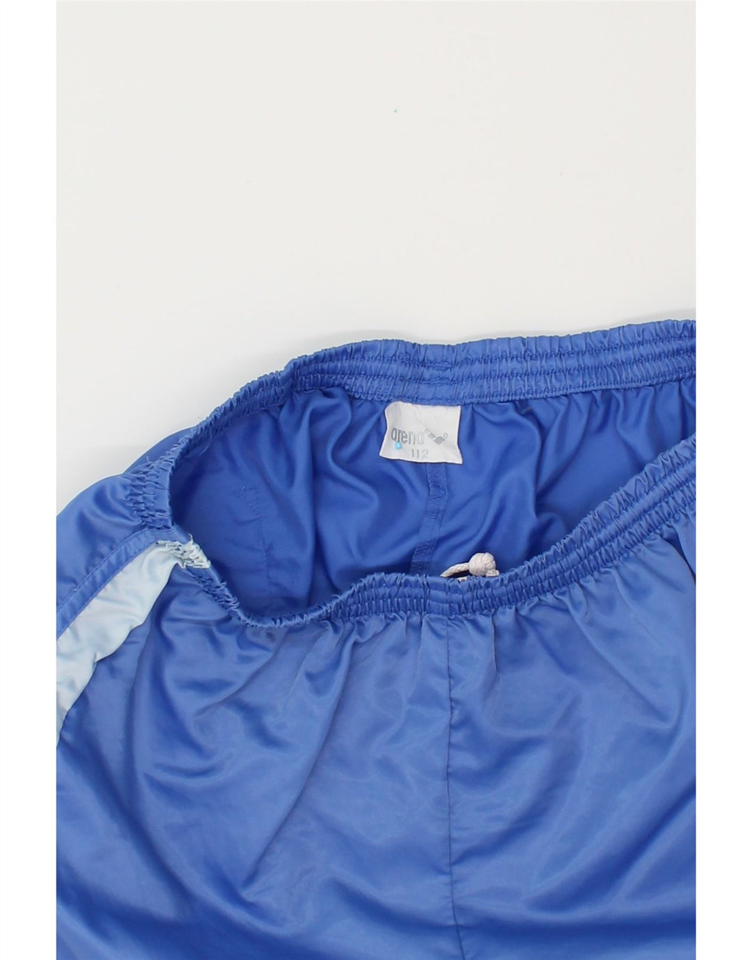 ARENA Girls Sport Shorts 5-6 Years Blue Colourblock Polyamide Vintage Arena and Second-Hand Arena from Messina Hembry 