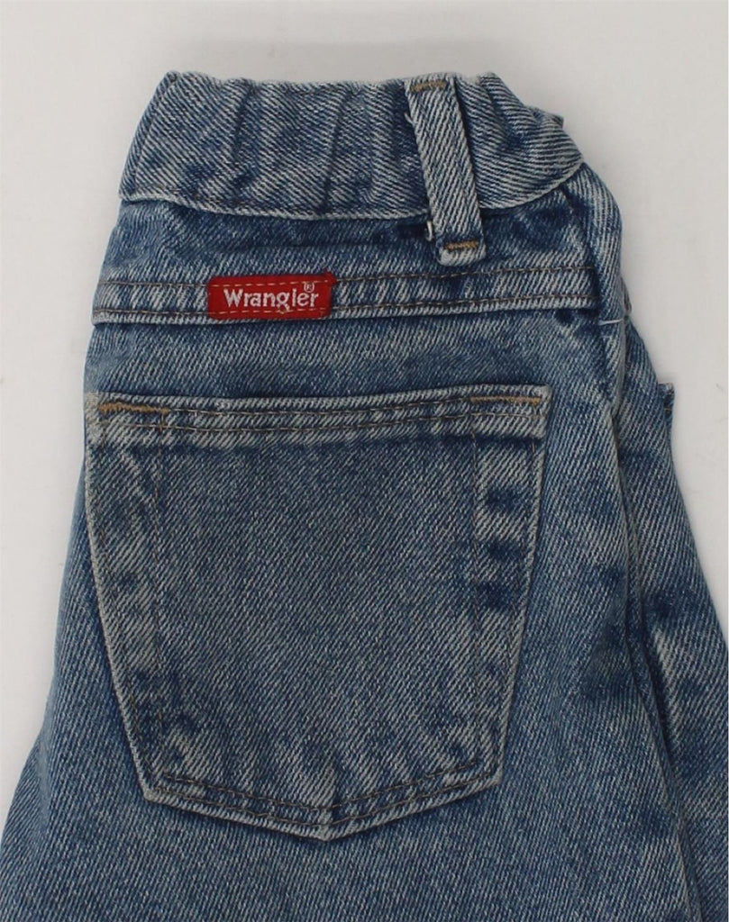 WRANGLER Girls Regular Straight Jeans 4-5 Years W20 L18 Blue Cotton | Vintage Wrangler | Thrift | Second-Hand Wrangler | Used Clothing | Messina Hembry 