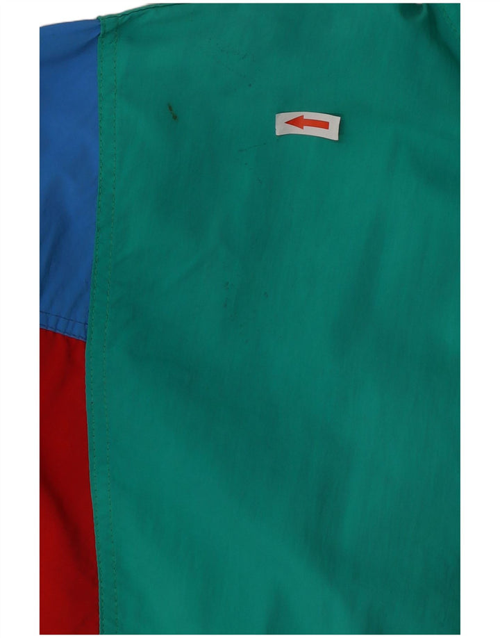 Vintage Mens Anorak Jacket IT 44 XS Multicoloured Colourblock Polyamide