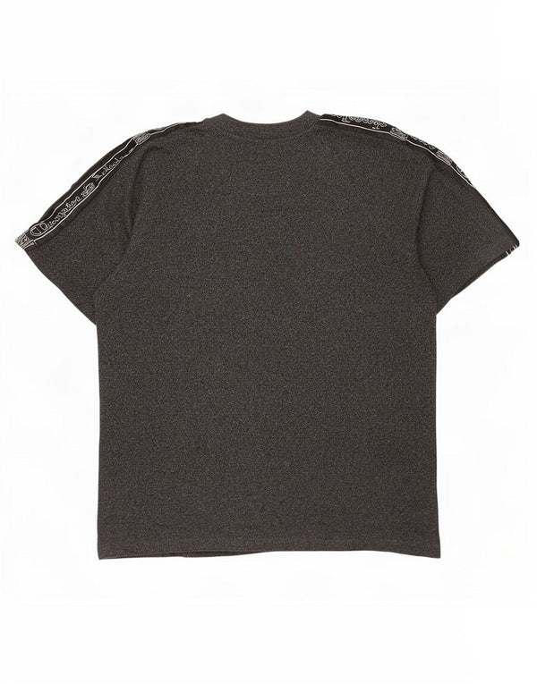 Champion Mens Graphic T-Shirt Top XL Grey Flecked Cotton