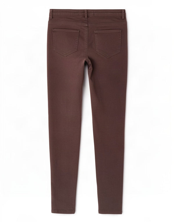 Zara Womens Skinny Jeans EU 38 Small W28 L28 Brown