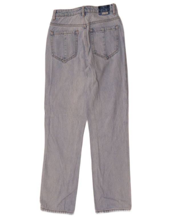 Rip Curl Womens High Waist Straight Jeans W24 L28 Blue Cotton