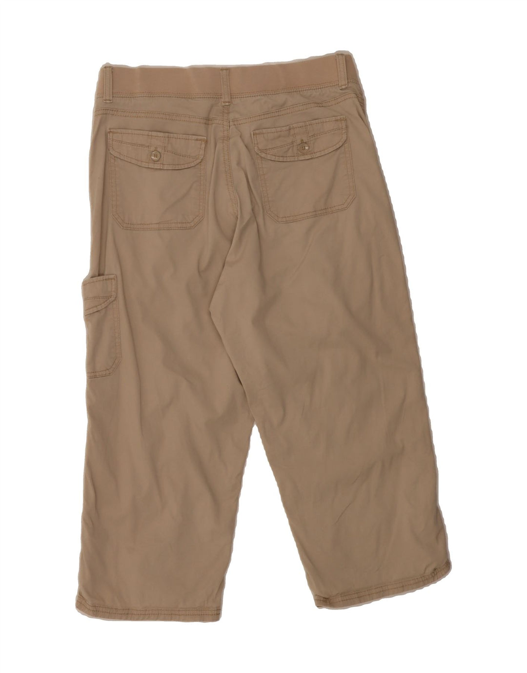 LEE Womens Easy Fit Capri Cargo Trousers US 12 Large W30 L21 Beige Vintage Lee and Second-Hand Lee from Messina Hembry 