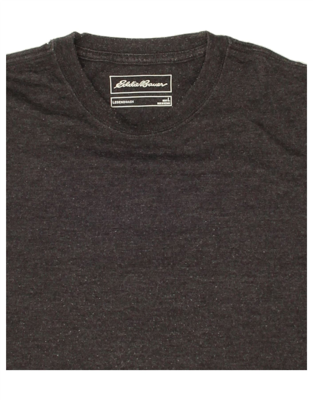 EDDIE BAUER Mens T-Shirt Top Large Grey Cotton Vintage Eddie Bauer and Second-Hand Eddie Bauer from Messina Hembry 