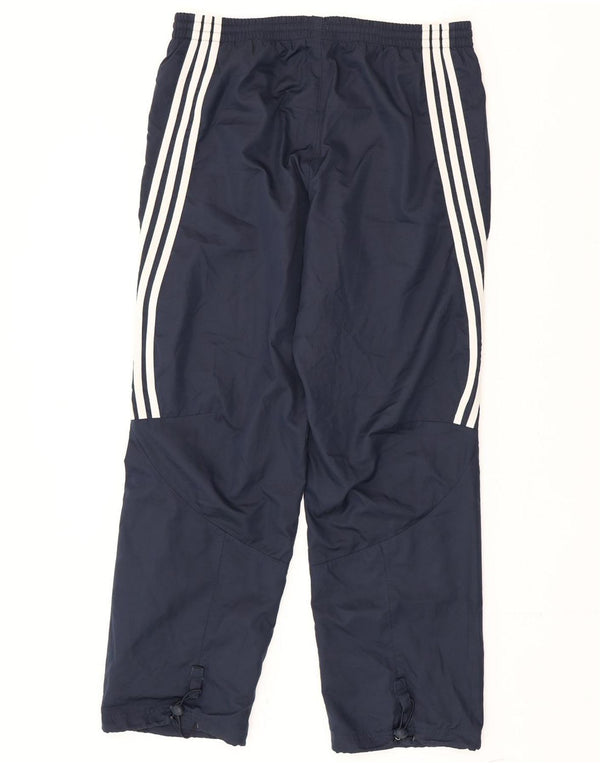 Adidas Mens Tracksuit Trousers Medium Navy Blue Polyamide