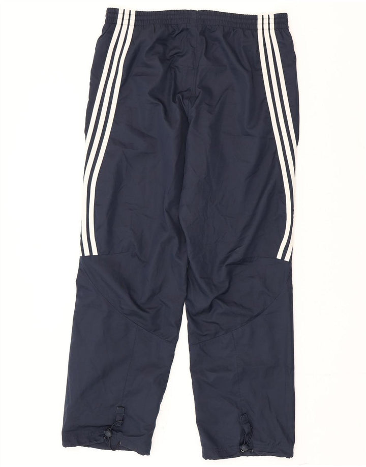 Adidas Mens Tracksuit Trousers Medium Navy Blue Polyamide