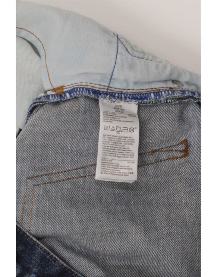 Gap Mens Slim Jeans W30 L32 Blue Elastane