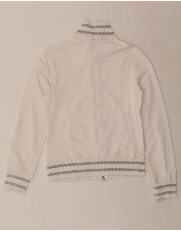 Puma Womens Tracksuit Top Jacket UK 10 Small White