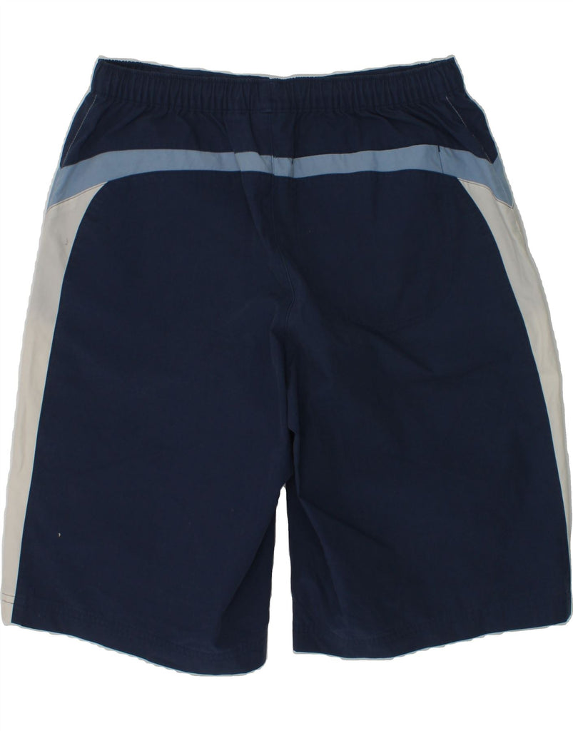 ADIDAS Boys Graphic Sport Shorts 11-12 Years Navy Blue Colourblock | Vintage Adidas | Thrift | Second-Hand Adidas | Used Clothing | Messina Hembry 