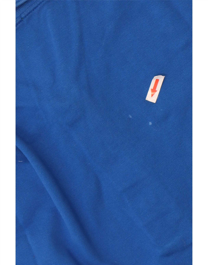 Sergio Tacchini Mens Polo Shirt IT 50 Large Blue Cotton