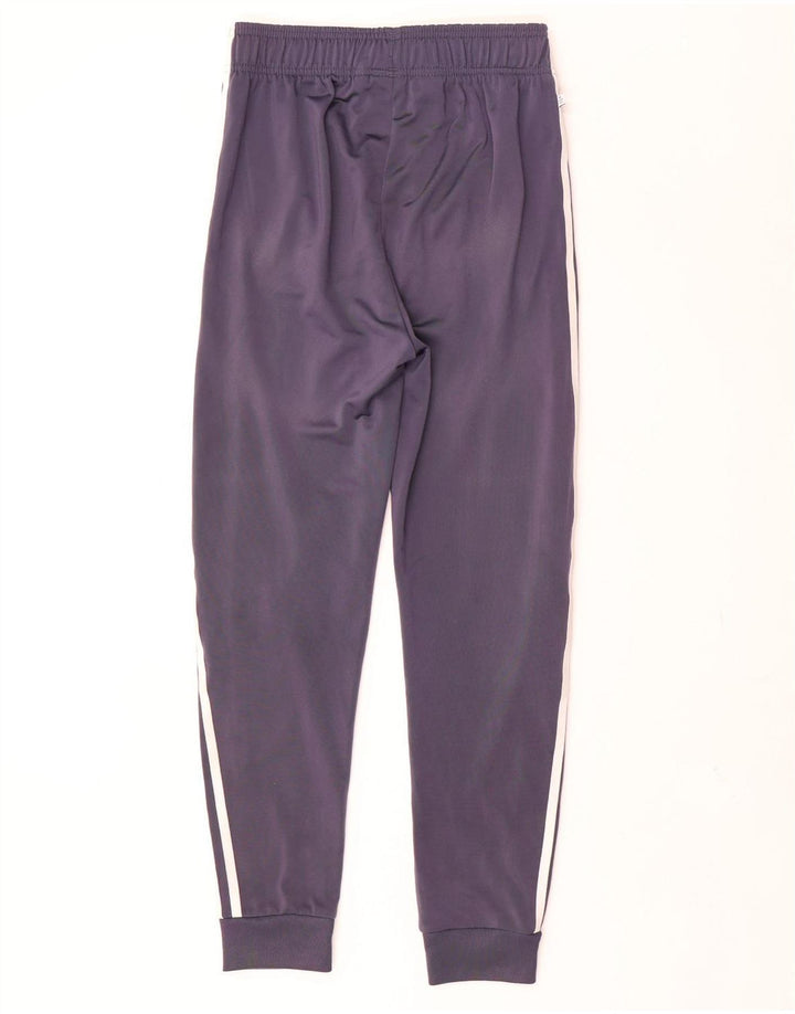 Adidas Boys Tracksuit Trousers Joggers 13-14 Years  Navy Blue Polyester
