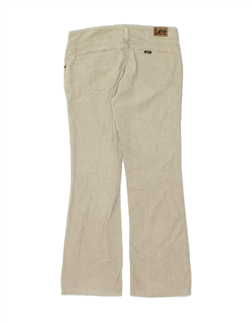 LEE Womens Bootcut Corduroy Trousers W31 L33 Grey Cotton Vintage Lee and Second-Hand Lee from Messina Hembry 