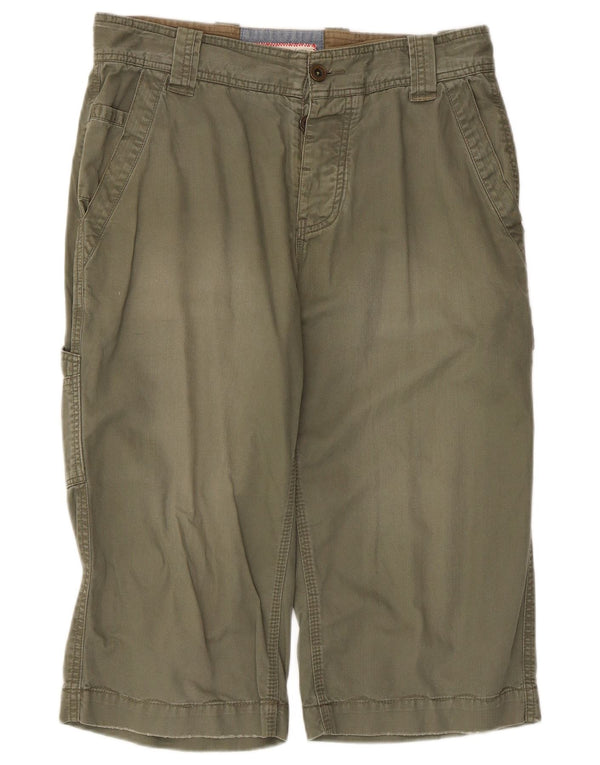Fat Face Mens Cargo Bermuda Shorts  W32 Medium  Khaki Cotton