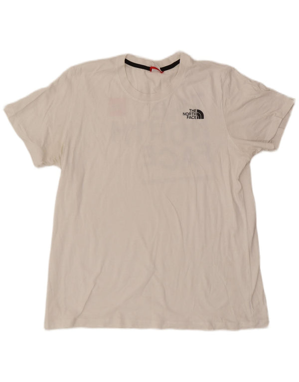 The North Face Womens Graphic T-Shirt Top UK 16 Large White