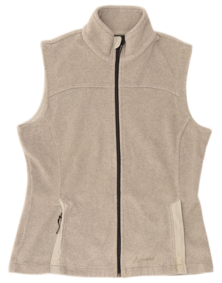 Schoffel Womens Fleece Gilet EU 40 Medium Grey Polyester