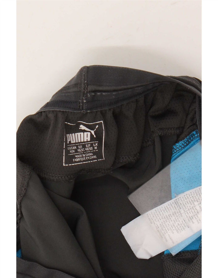 Puma Mens Sport Shorts Medium Grey Colourblock Polyester