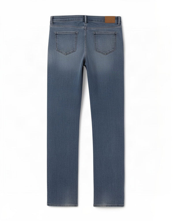 Marks & Spencer Womens The Sophia Straight Jeans UK 14 Medium W30 L32 Blue