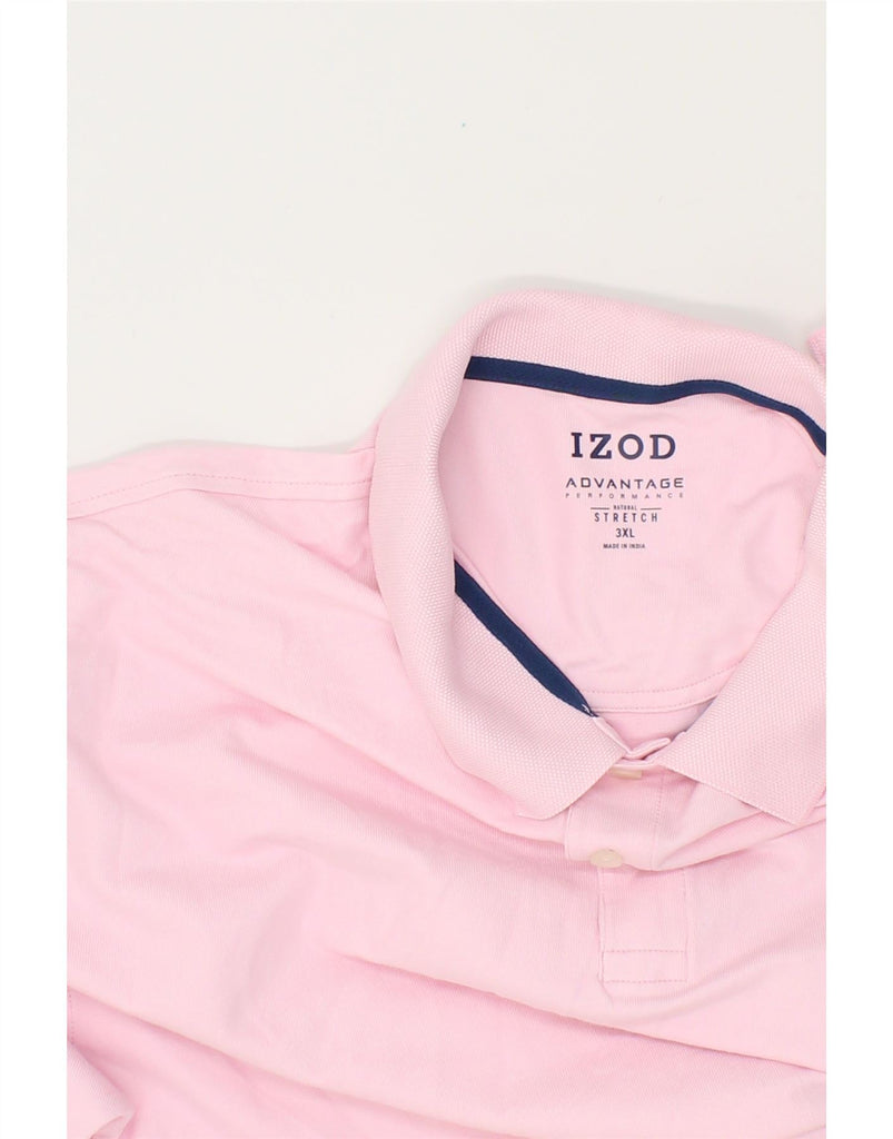 IZOD Mens Polo Shirt 3XL Pink Cotton Vintage Second Hand Clothing Online Messina Hembry