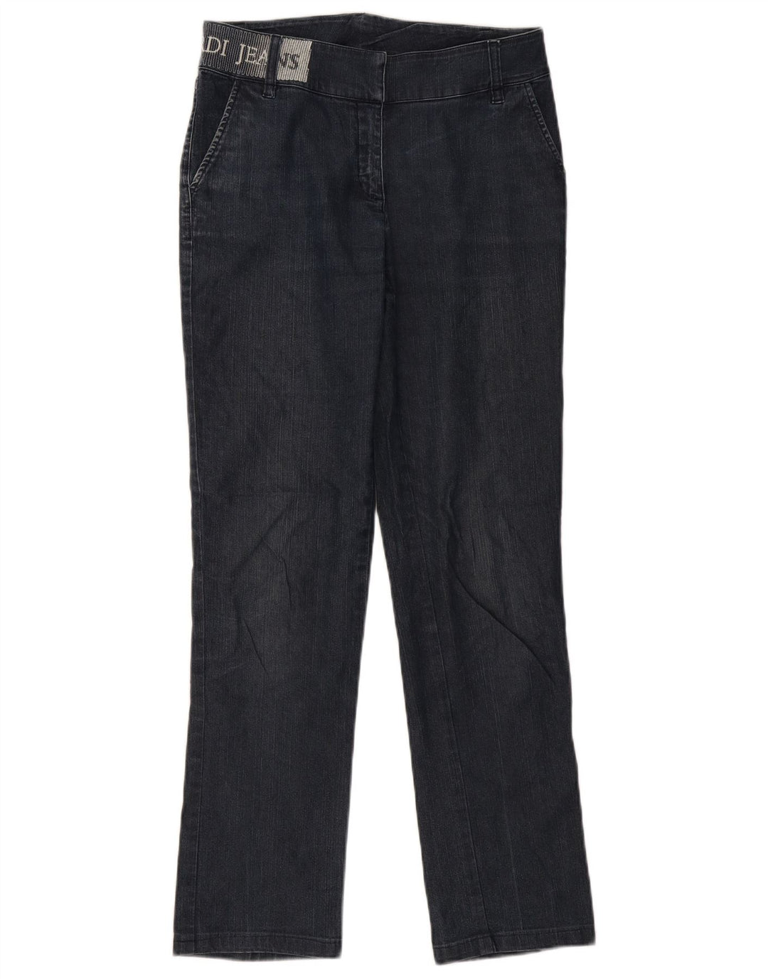 Trussardi Womens Graphic Slim Jeans W26 L31 Navy Blue