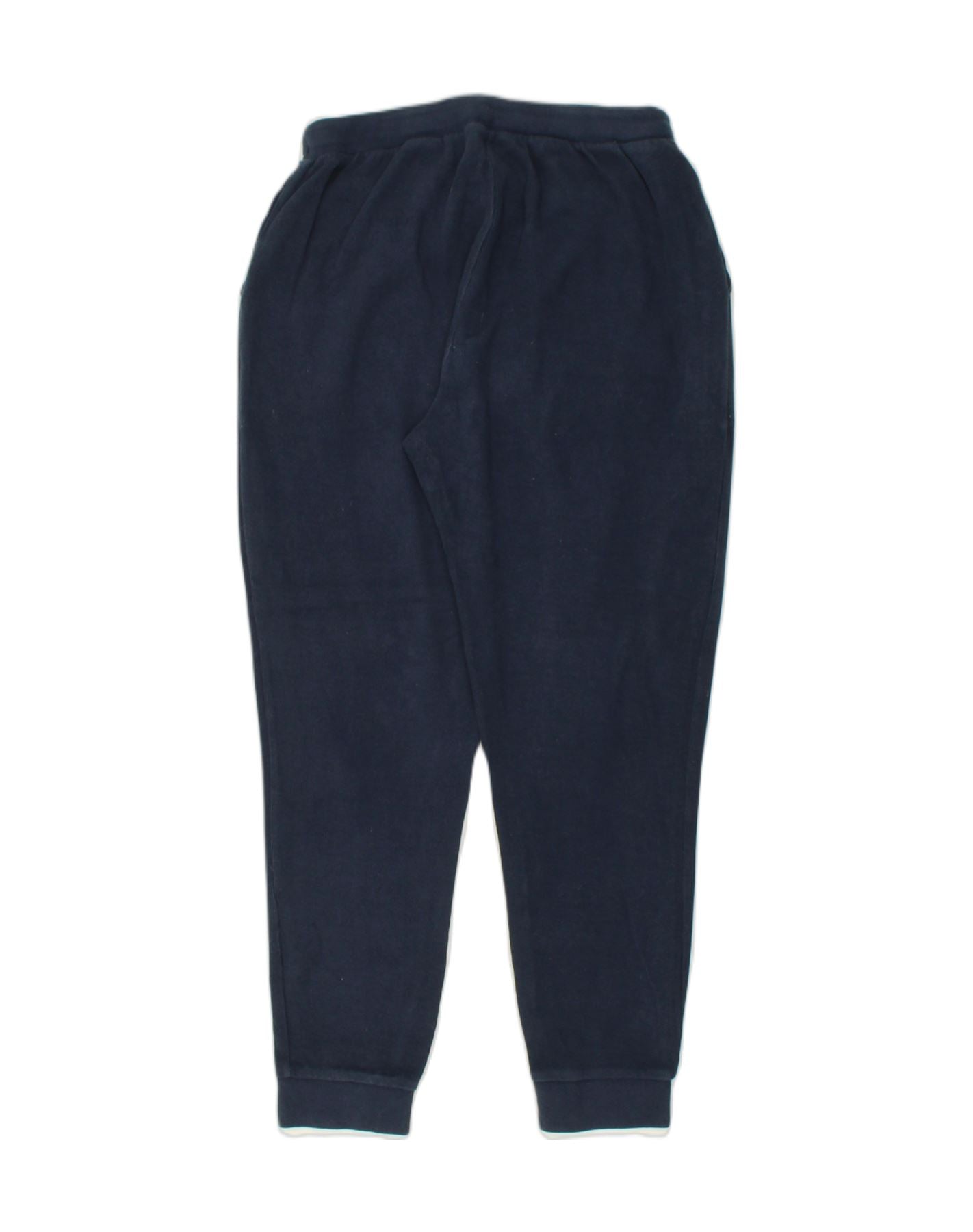 CREW CLOTHING Womens Tracksuit Trousers Joggers UK 18 XL Navy Blue Cotton, Vintage & Second-Hand Clothing Online