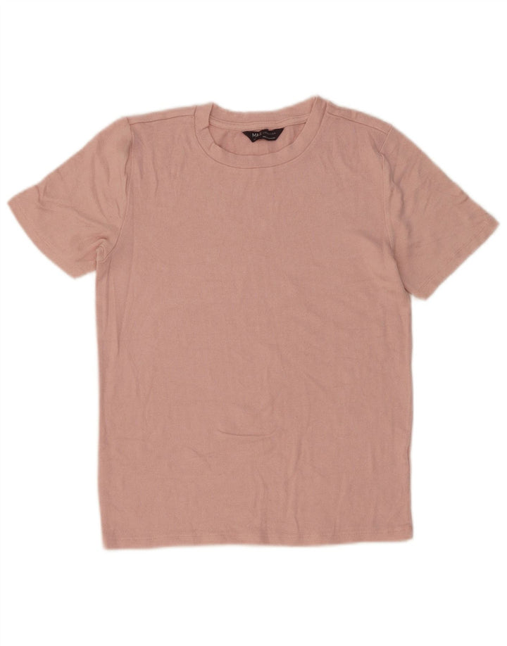 Marks & Spencer Womens T-Shirt Top UK 12 Medium Pink