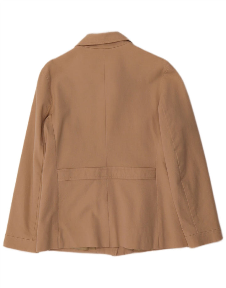 Gap Womens 5 Button Blazer Jacket UK 8 Small Beige Cotton