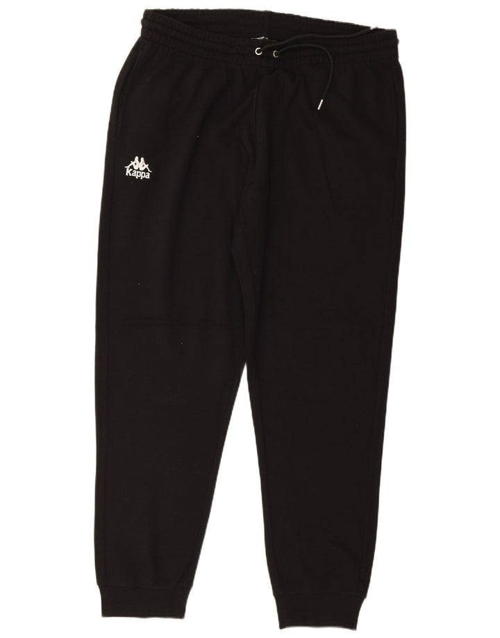 Kappa Mens Tracksuit Trousers Joggers 2XL Black Cotton