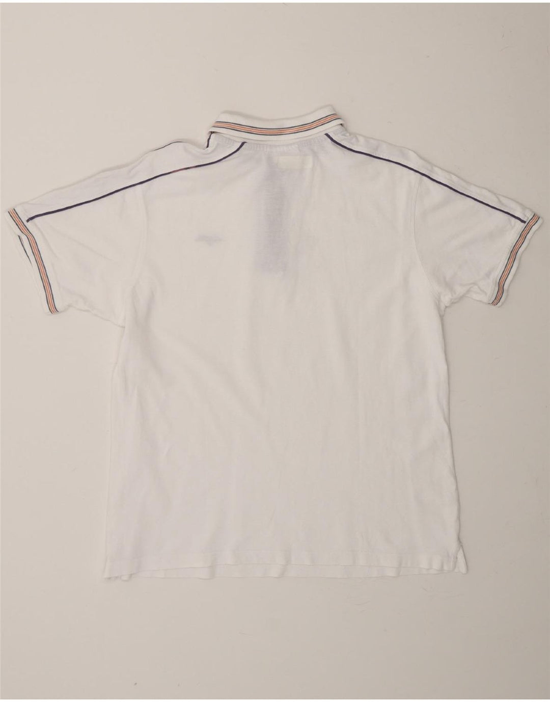 LOTTO Mens Polo Shirt Medium White Vintage Lotto and Second-Hand Lotto from Messina Hembry 