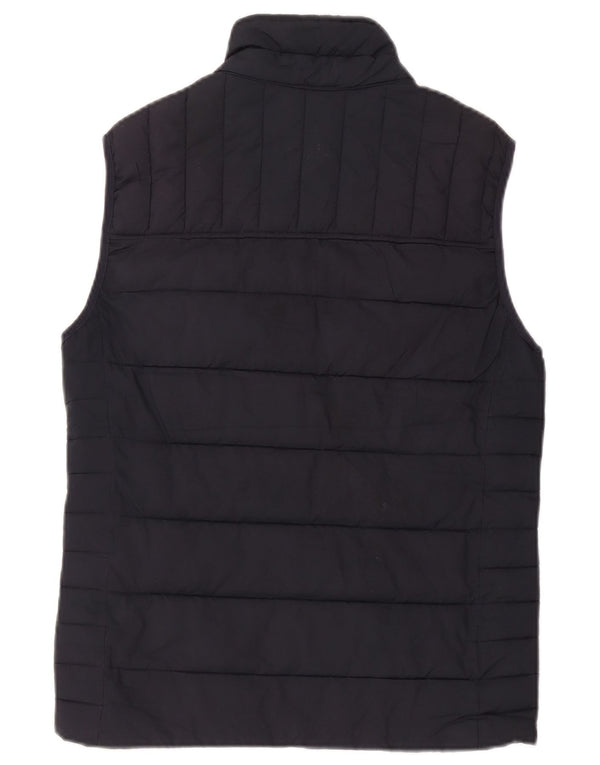 Joules Womens Oversized Padded Gilet UK 10 Small Navy Blue Polyester