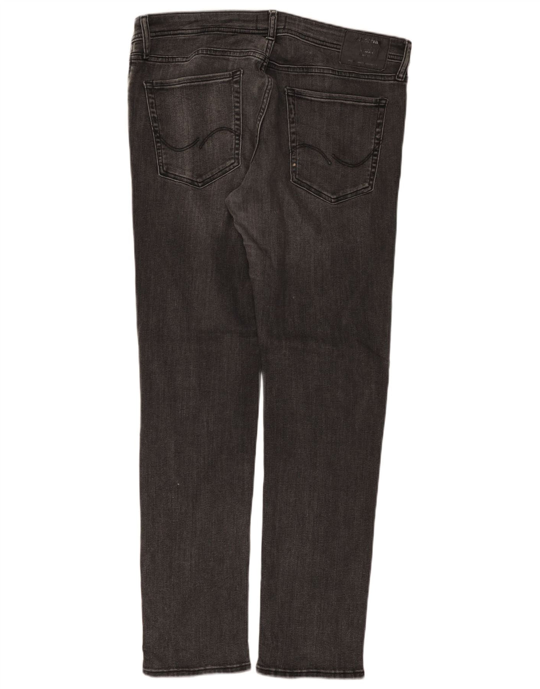 Jack & Jones Mens Slim Jeans W36 L32 Grey Cotton