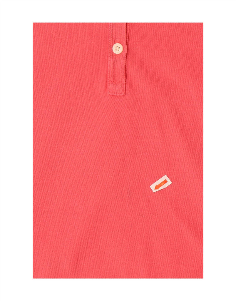 TOMMY HILFIGER Womens Polo Shirt UK 12 Medium Red Cotton Vintage Tommy Hilfiger and Second-Hand Tommy Hilfiger from Messina Hembry 