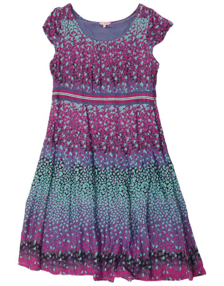 Marks & Spencer Womens Per Una A-Line Dress UK 16 Large Multicoloured
