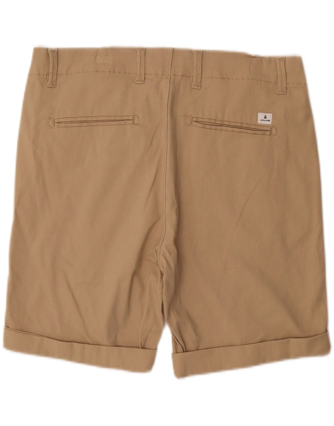 JACK & JONES Mens Regular Chino Shorts  W34 Large  Beige Cotton Vintage Jack & Jones and Second-Hand Jack & Jones from Messina Hembry 
