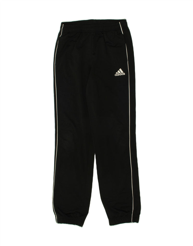 ADIDAS Boys Tracksuit Trousers Joggers 15-16 Years Black Polyester | Vintage Adidas | Thrift | Second-Hand Adidas | Used Clothing | Messina Hembry 