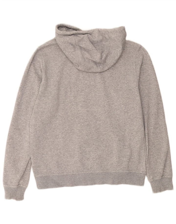 Nike Mens Hoodie Jumper Medium Grey Cotton