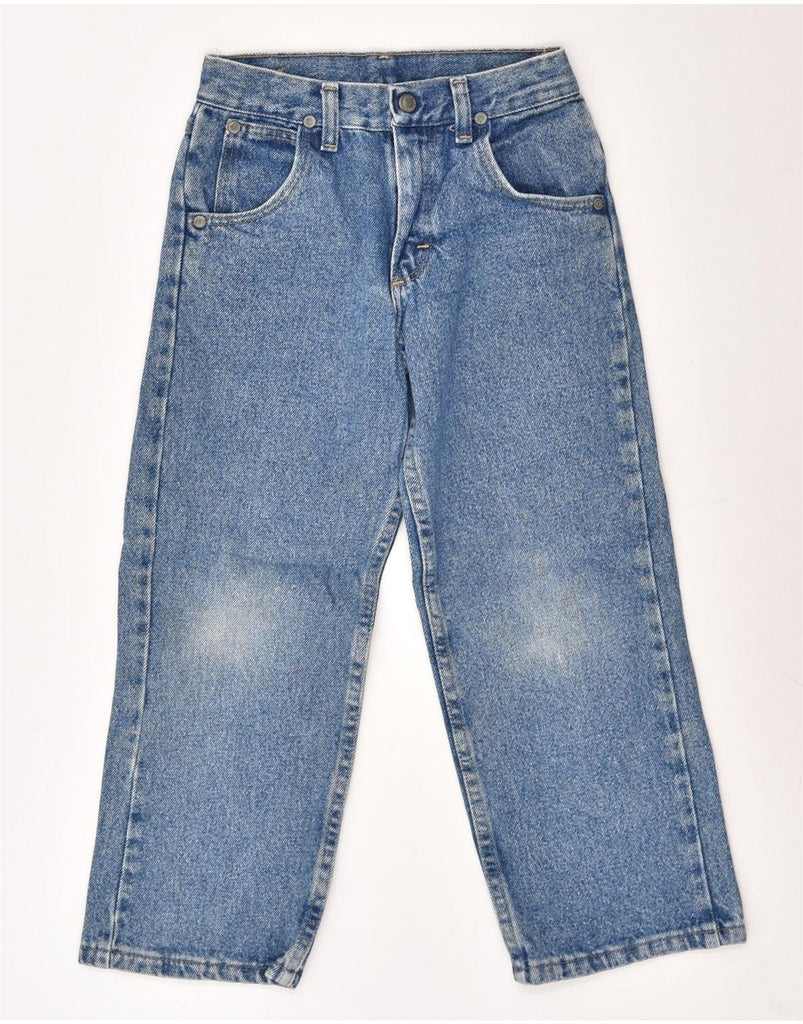 WRANGLER Boys Loose Jeans 7-8 Years W21 L21 Blue Cotton | Vintage Wrangler | Thrift | Second-Hand Wrangler | Used Clothing | Messina Hembry 