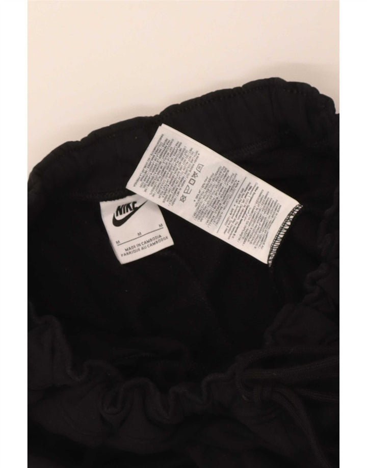 Nike Womens Tracksuit Trousers Joggers UK 14 Medium Black Colourblock