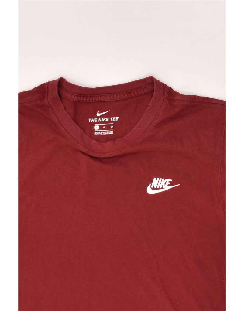 NIKE Mens T-Shirt Top Small Red Cotton | Vintage Nike | Thrift | Second-Hand Nike | Used Clothing | Messina Hembry 