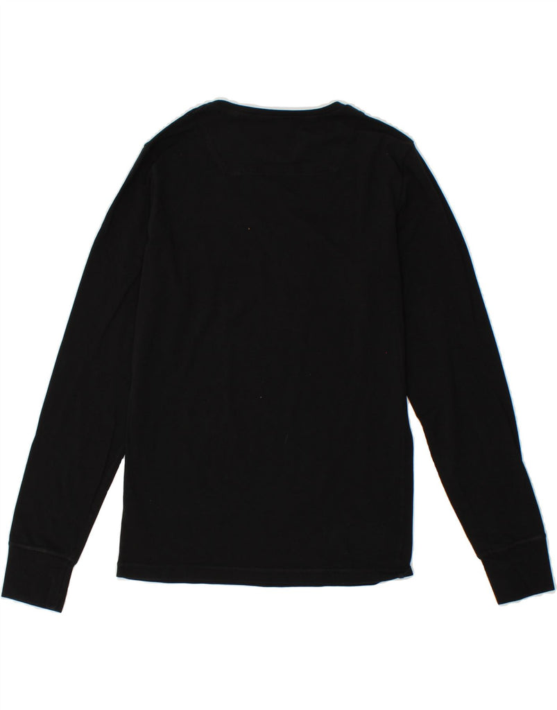 DIESEL Womens Top Long Sleeve UK 10 Small Black Cotton | Vintage Diesel | Thrift | Second-Hand Diesel | Used Clothing | Messina Hembry 