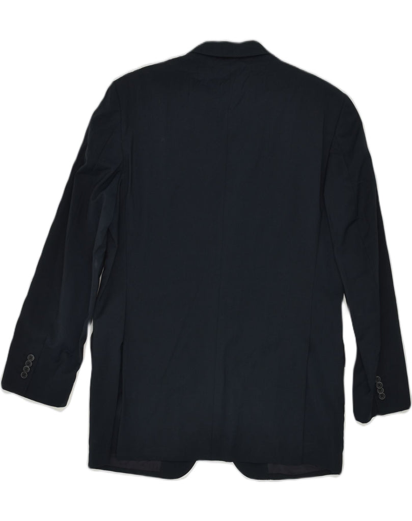 HERNO Mens 3 Button Blazer Jacket UK 38 Medium Black Wool | Vintage Herno | Thrift | Second-Hand Herno | Used Clothing | Messina Hembry 