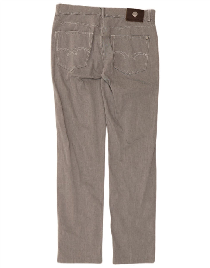 Trussardi Mens Straight Casual Trousers W32 L32 Grey
