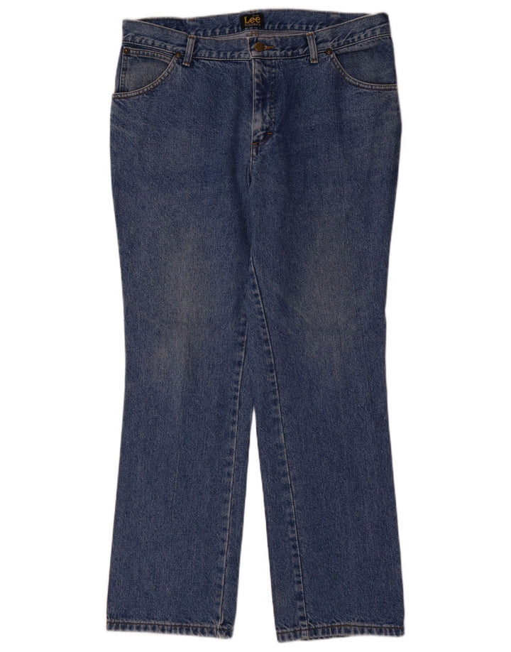 Lee Mens Ranger Straight Jeans W38 L32 Blue Cotton