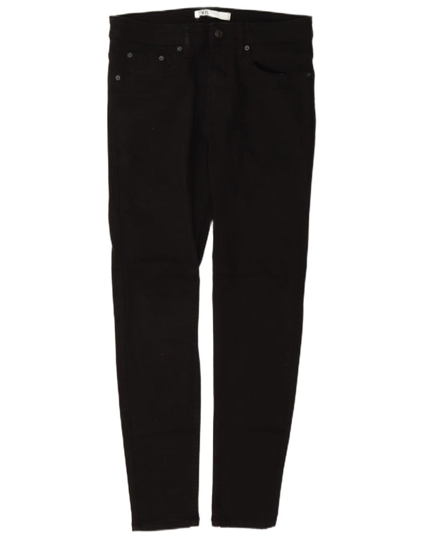 Zara Mens Skinny Jeans EU 40 Medium W31 L29 Black Cotton