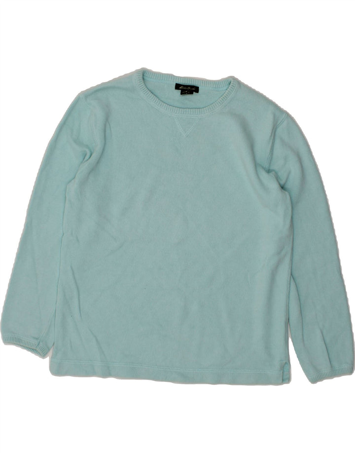 EDDIE BAUER Womens Crew Neck Jumper Sweater UK 10 Small Turquoise Vintage Eddie Bauer and Second-Hand Eddie Bauer from Messina Hembry 