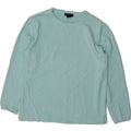 EDDIE BAUER Womens Crew Neck Jumper Sweater UK 10 Small Turquoise Vintage Eddie Bauer and Second-Hand Eddie Bauer from Messina Hembry 