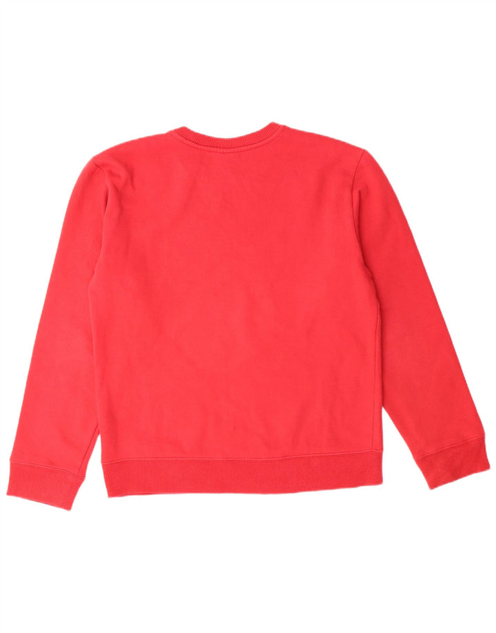 Lee Boys Crew Neck Jumper Sweater 13-14 Years Red Cotton