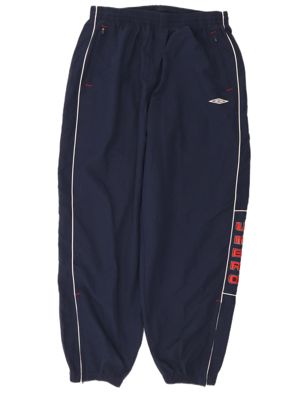 Umbro Mens Graphic Tracksuit Trousers Joggers 2XL  Navy Blue Polyester