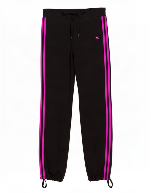 Adidas Womens Climalite Tracksuit Trousers Joggers UK 8/10 Small Black