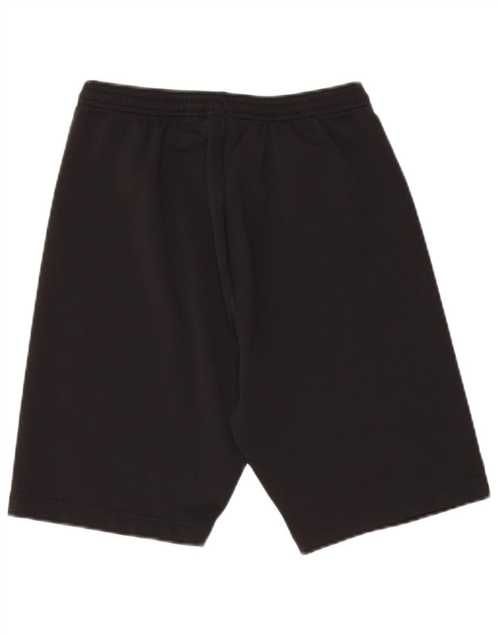 ADIDAS Boys Sport Shorts 11-12 Years Large Black Polyester