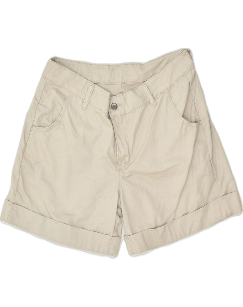 LEE Womens Casual Shorts UK 14 Large W32 Beige Cotton | Vintage Lee | Thrift | Second-Hand Lee | Used Clothing | Messina Hembry 